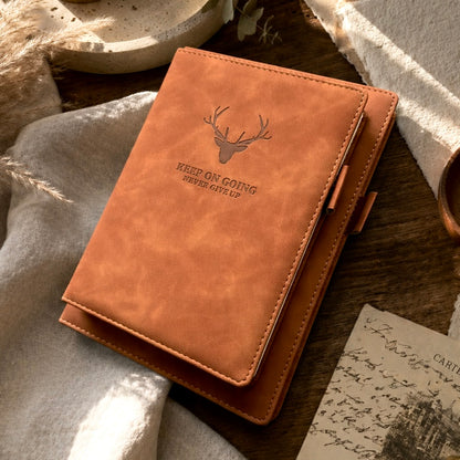 A5 & B5 | Faux Leather Hardcover | Keep On Going Collection with Pen Loop