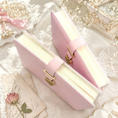 A5 | PU Leather Hardcover | Golden Heart Treasure Notebook