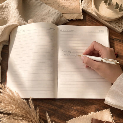 A5 & B5 | Faux Leather Hardcover | Keep On Going Collection with Pen Loop