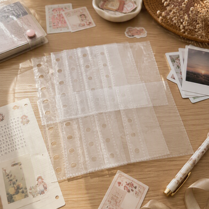 A5/M5 Transparent PP Refillable Card Binder Inserts | Photo Card Inserts
