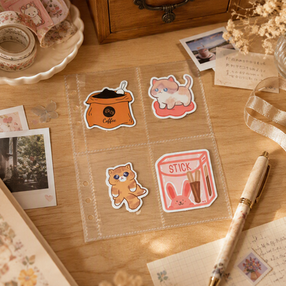 A5/M5 Transparent PP Refillable Card Binder Inserts | Photo Card Inserts