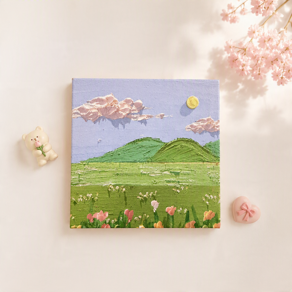 Korean style oil painting art sticky notes