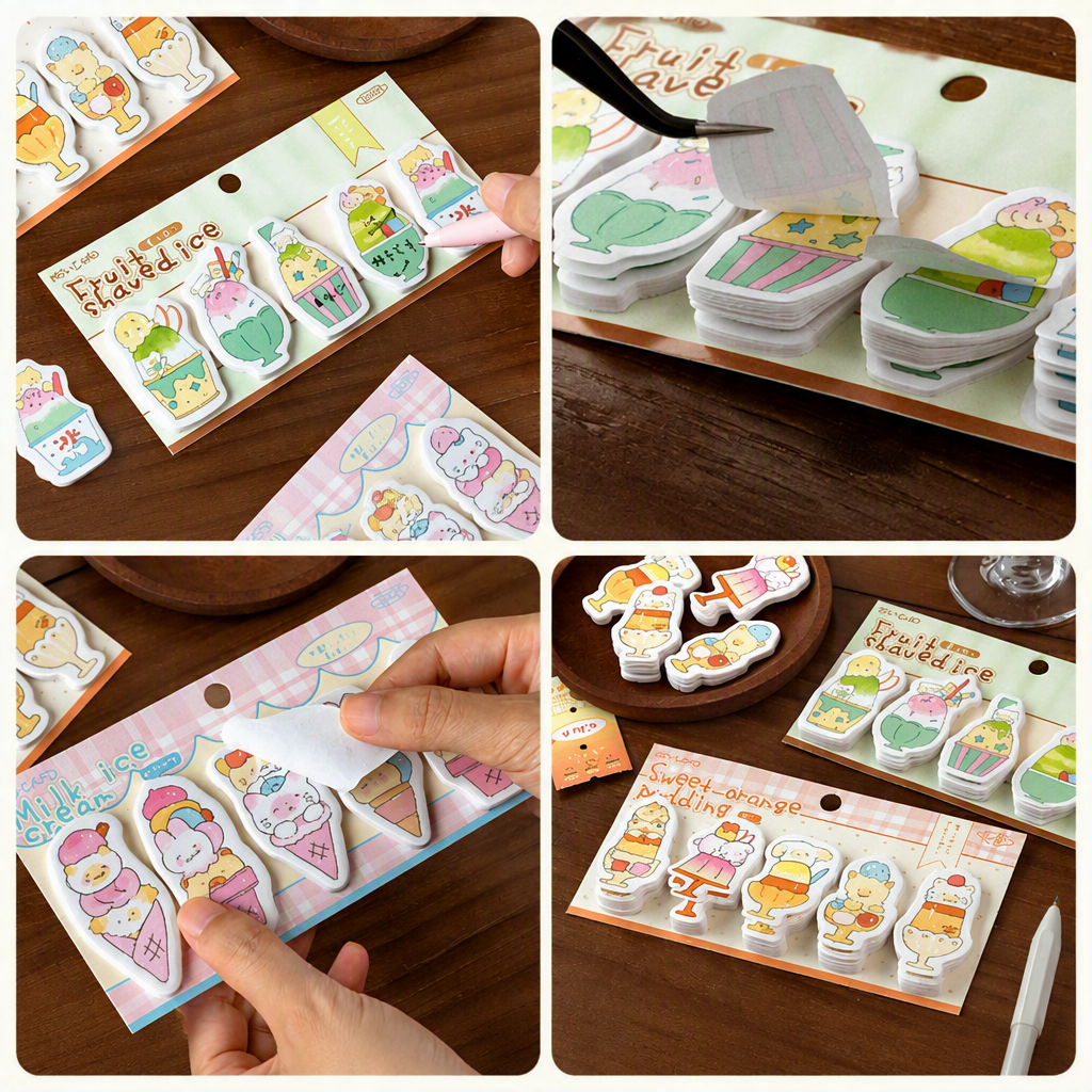 Sweet Tea Shop Sticky Notes Set | Index Tabs