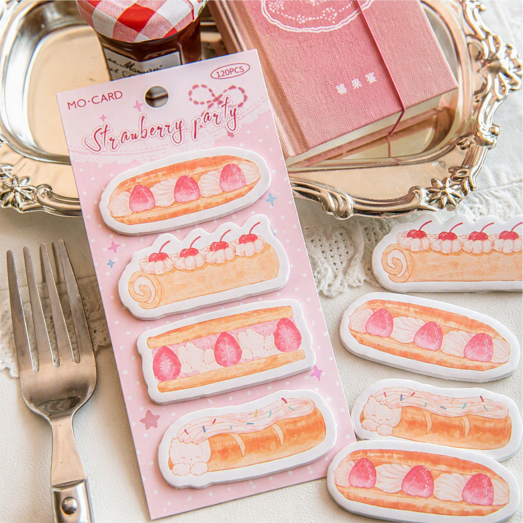 Cream Bakery Sticky Notes Set | Index Tabs