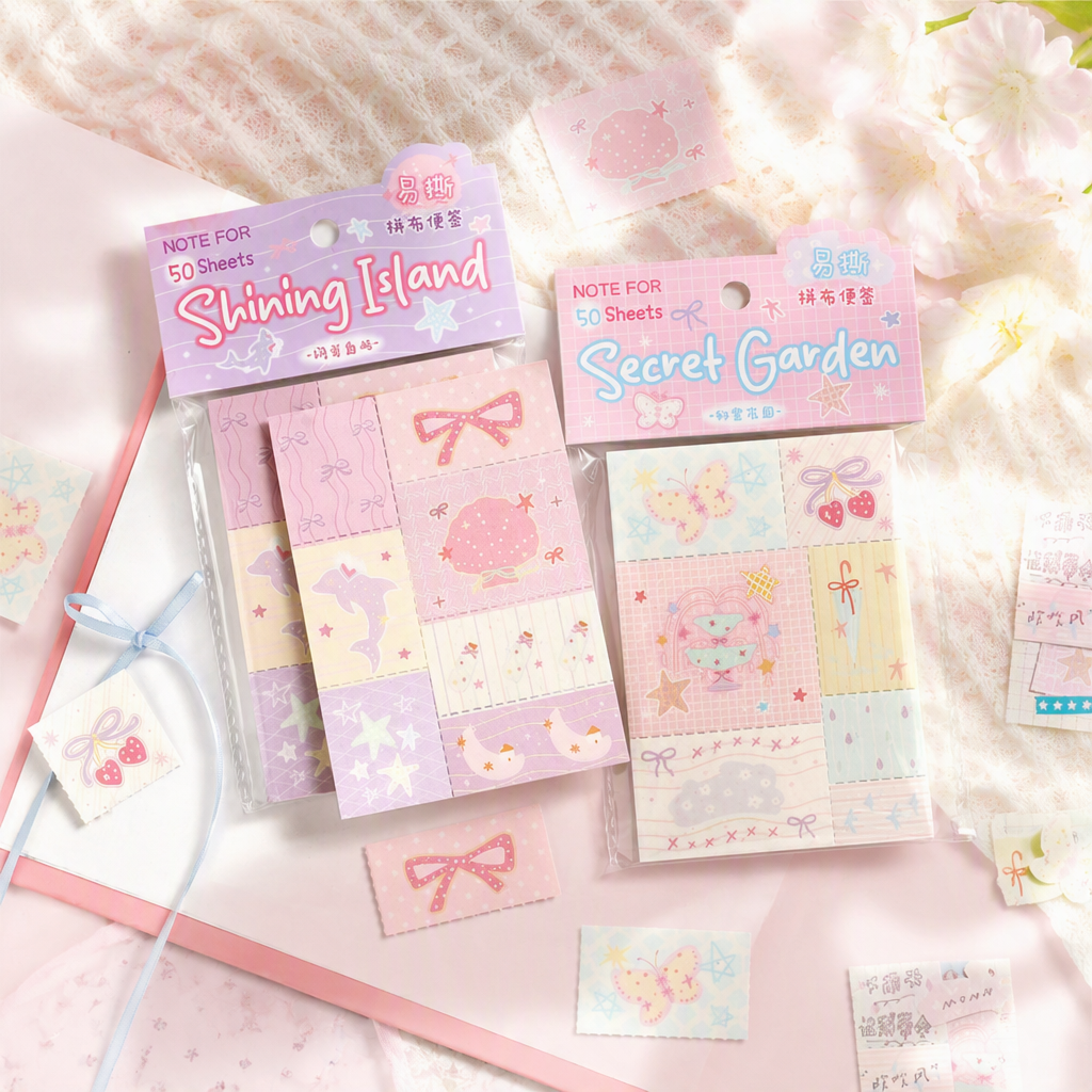 Memo Pads | Dreamy Town Patchwork Collection