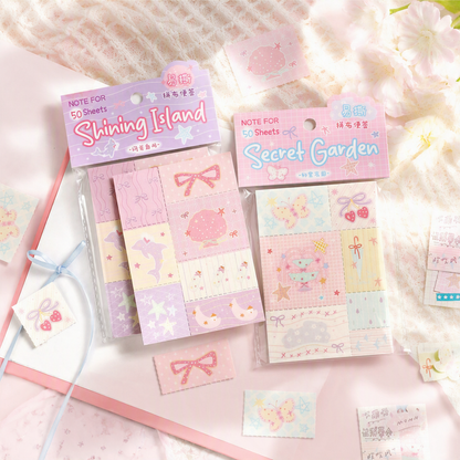 Memo Pads | Dreamy Town Patchwork Collection