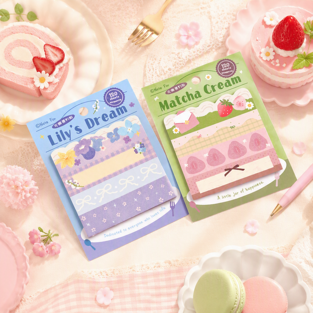 Wish Bakery Cake Slice Sticky Notes