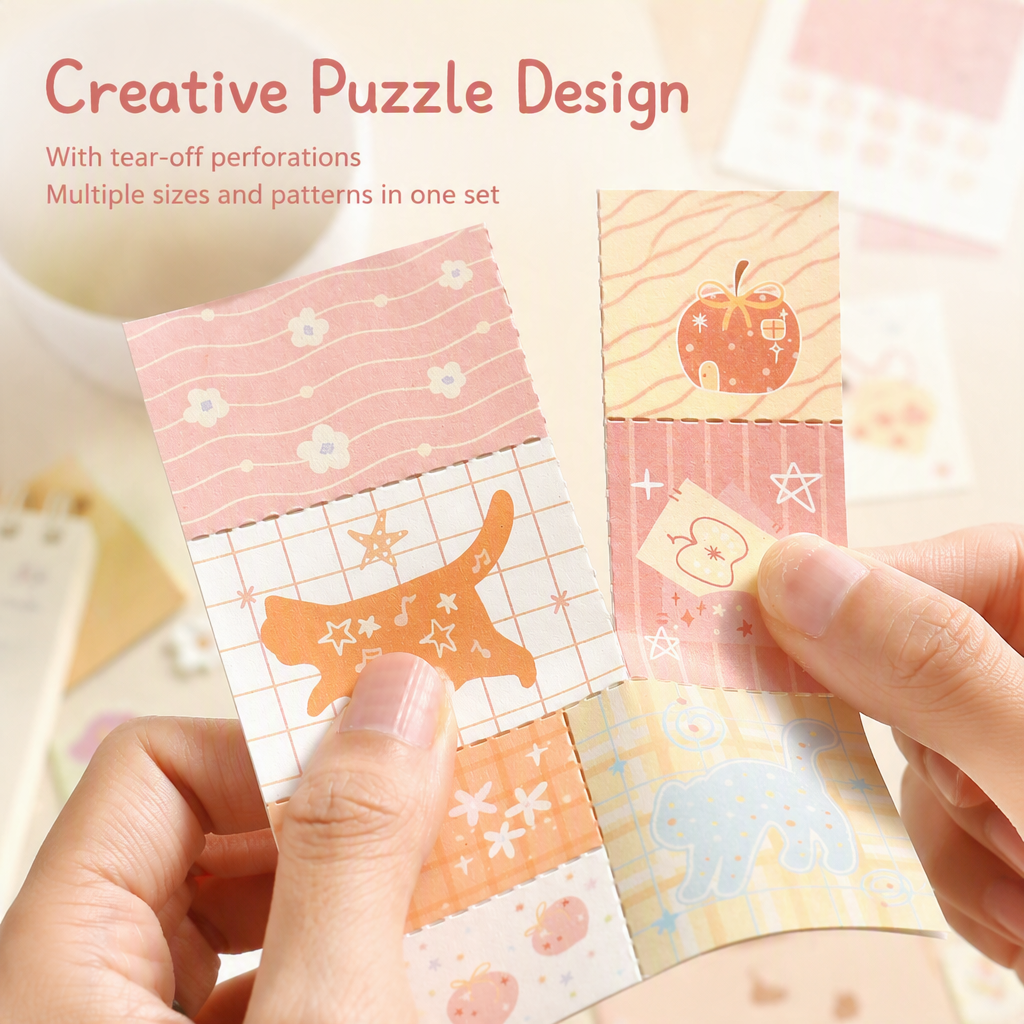Memo Pads | Dreamy Town Patchwork Collection