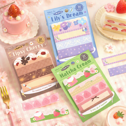 Wish Bakery Cake Slice Sticky Notes