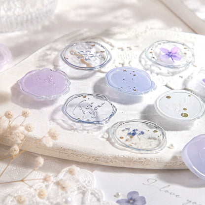 3D Glass-like Epoxy Stickers | Glazed Starlight Seal