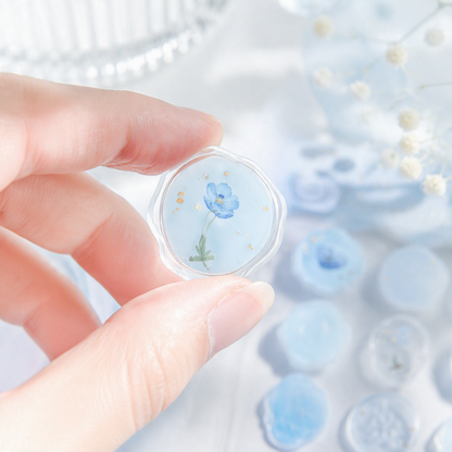 3D Glass-like Epoxy Stickers | Glazed Starlight Seal