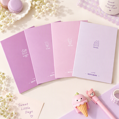 B5 | 4-Pack Notebook Set |  Soft Spectrum Study Book