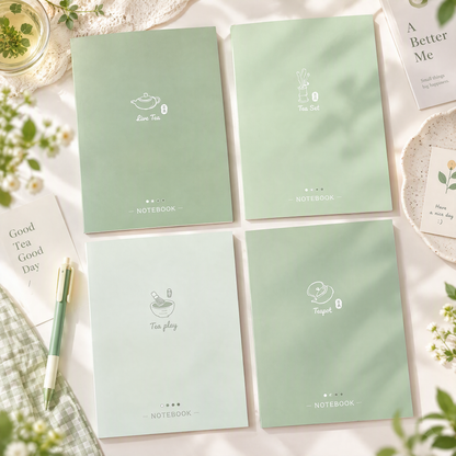 B5 | 4-Pack Notebook Set |  Soft Spectrum Study Book
