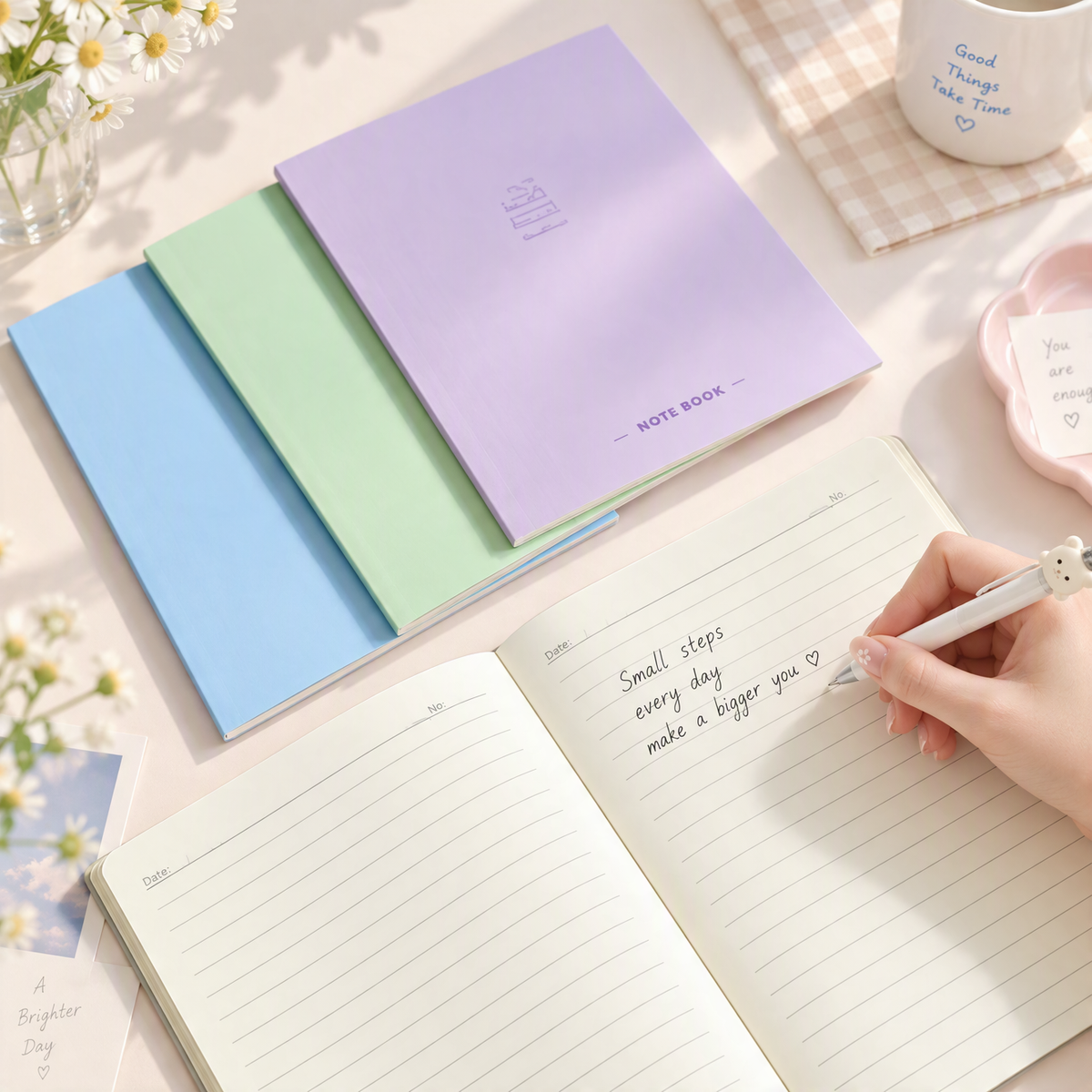 B5 | 4-Pack Notebook Set |  Soft Spectrum Study Book