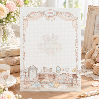 Notepads | Premium 120g Thick Paper | Teddy Bear Ball | Extra Large-B5