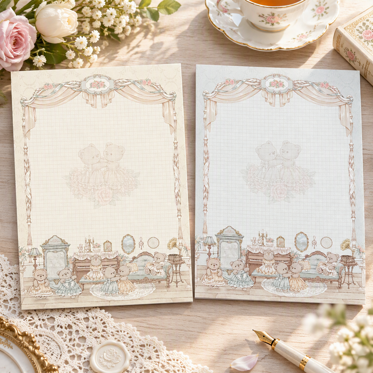 Notepads | Premium 120g Thick Paper | Teddy Bear Ball | Extra Large-B5