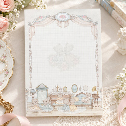 Notepads | Premium 120g Thick Paper | Teddy Bear Ball | Extra Large-B5