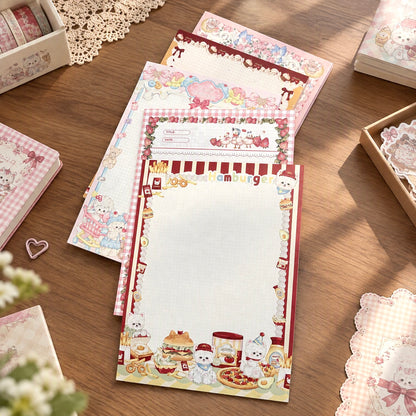 Duo Thick Notepads | Premium 120g Thick Paper | Kawaii Friends Collection | Extra Large-B5