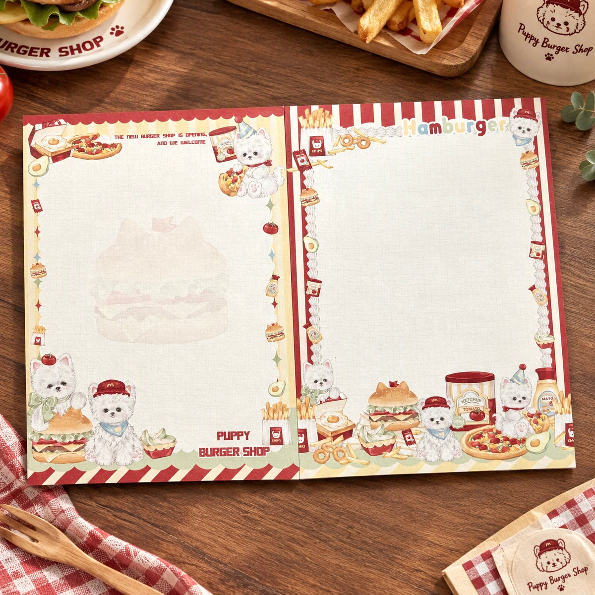 Duo Thick Notepads | Premium 120g Thick Paper | Kawaii Friends Collection | Extra Large-B5