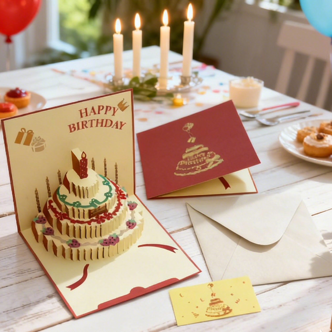 3D Pop-Up Birthday Card Stunning Paper Art Design