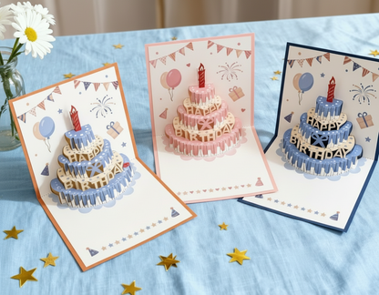 3D Pop-Up Birthday Card Stunning Paper Art Design
