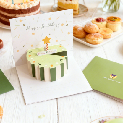 3D Pop-Up Yammy Cakes Birthday Card