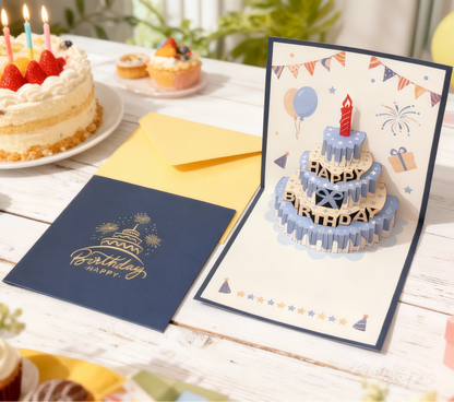 3D Pop-Up Birthday Card Stunning Paper Art Design
