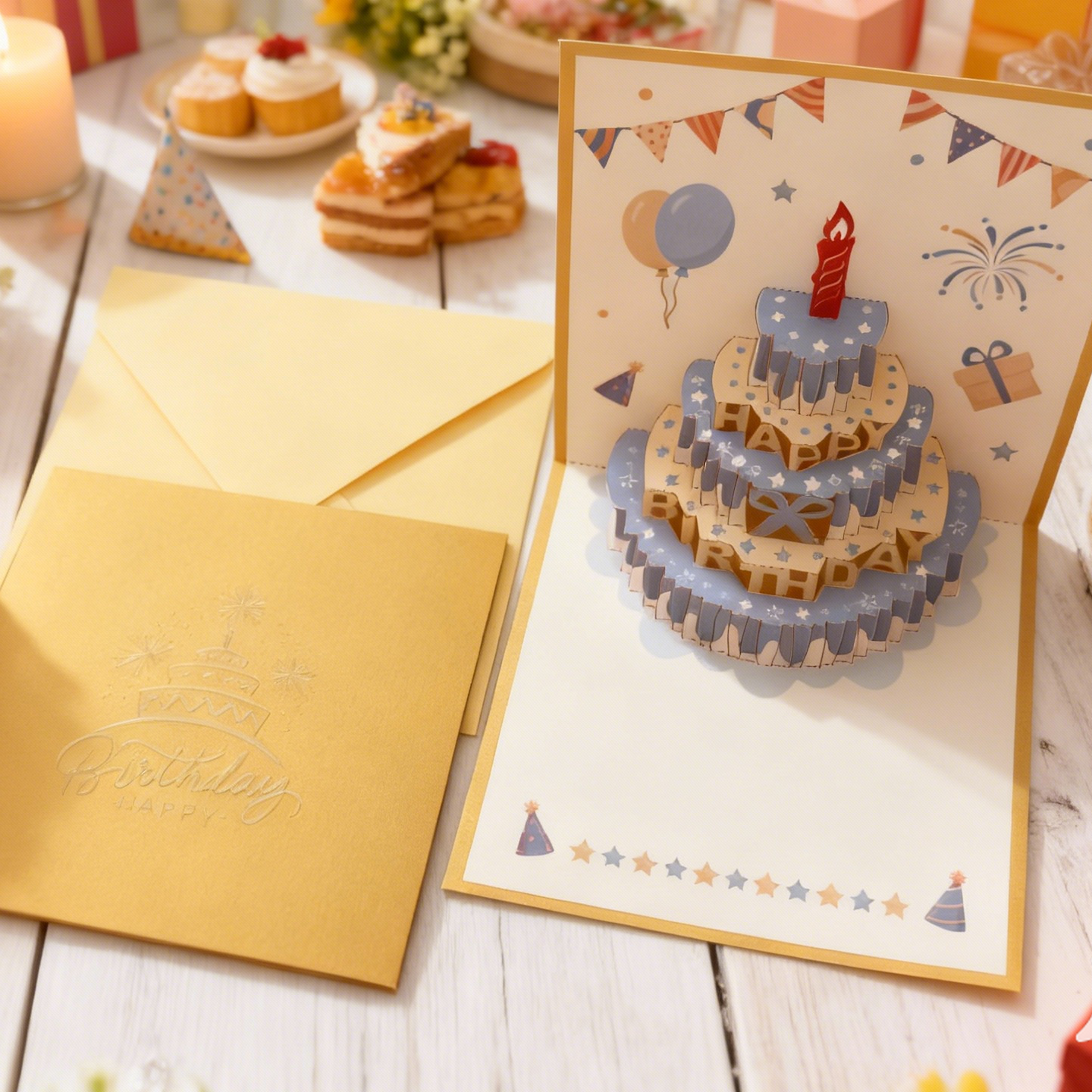 3D Pop-Up Birthday Card Stunning Paper Art Design